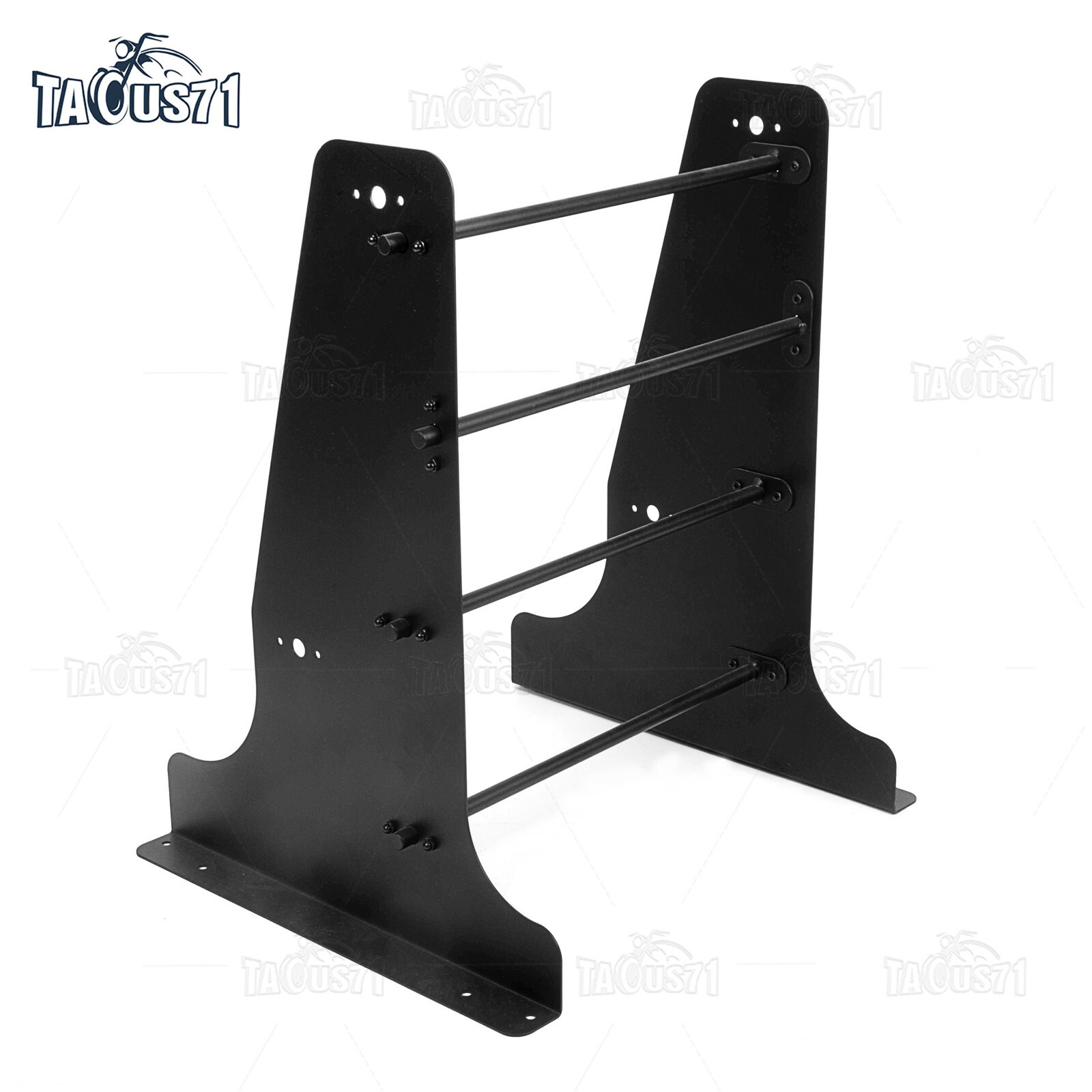 For Harley 97-UP Touring Tour Pak rack Sissy bar Storage Holder Wall Mount Kit