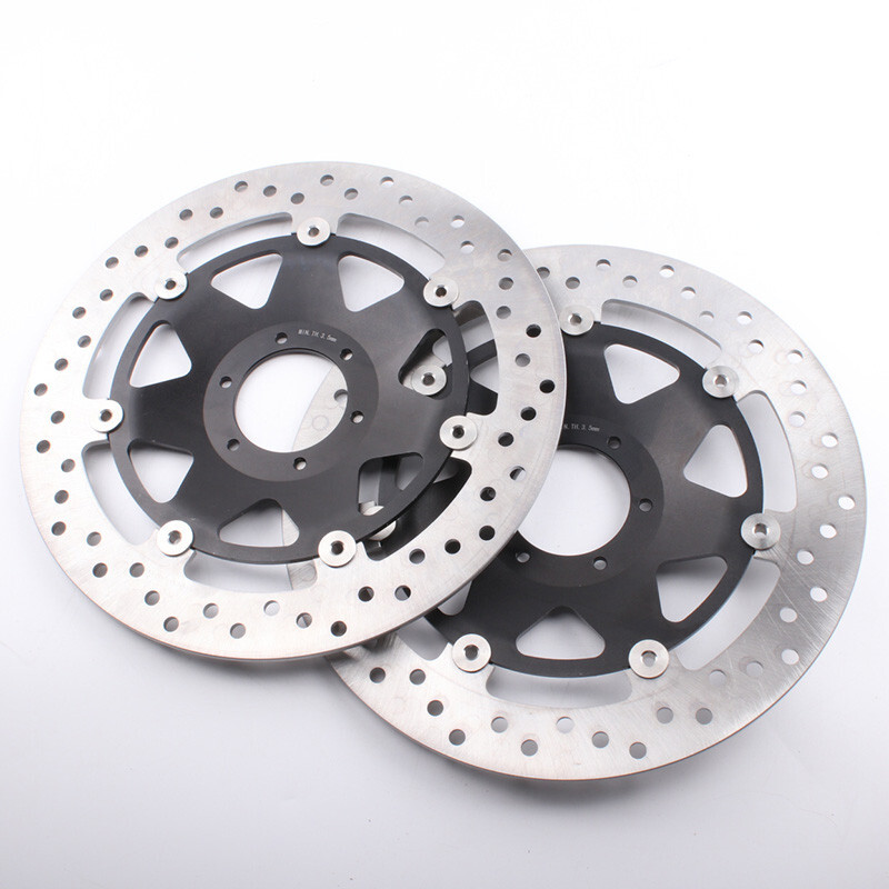 Motorcycle Front Brake Rotor For HONDA Gold Wing GL1800 ABS 2001-2017 Black