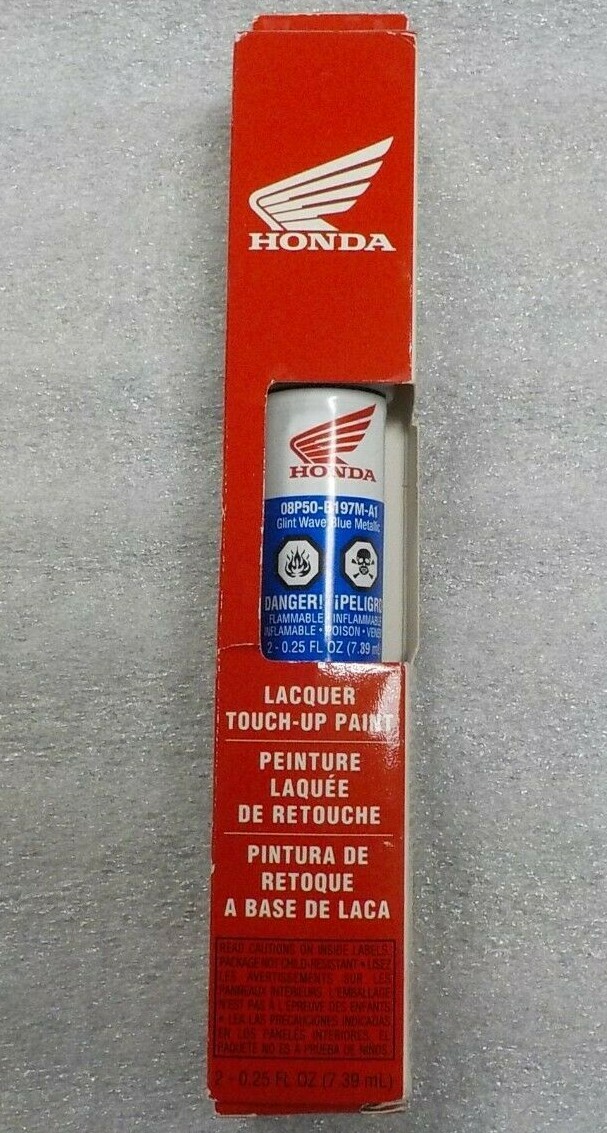 Honda Touch Up Paint Pen Glint Wave Blue Metallic B197M OEM NEW
