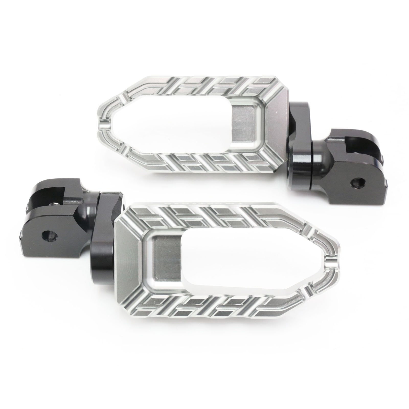 BUZZ 1.5 inch Lower Front Foot Pegs Titanium For BMW F 800 GT 12-14 15 16 17 18