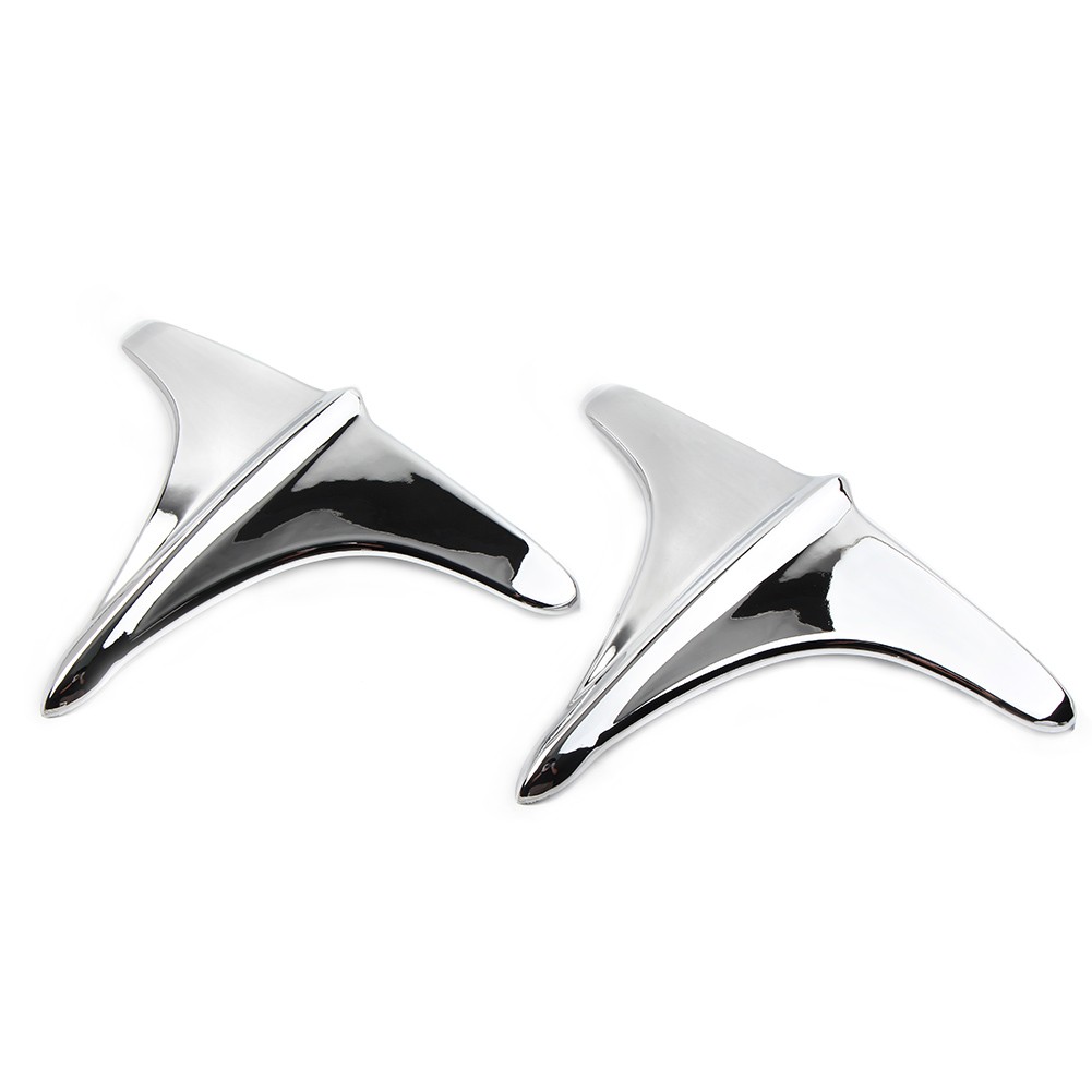 Chrome Rear Fender Accents Leading Front Edge Trim For Harley Touring 2009-2017