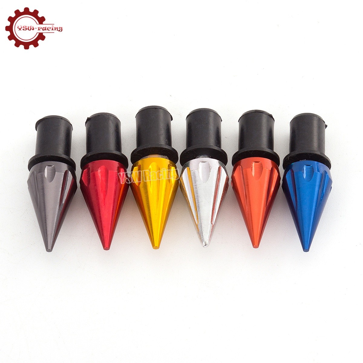 10Pcs Windscreen Windshield Motorcycle Spike Bolts 5MM Wind Screen Bolts Screws