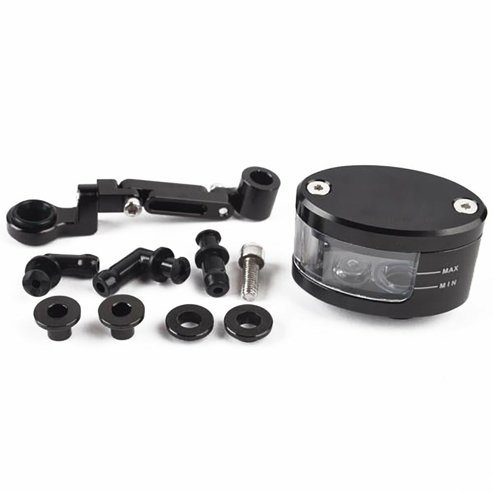 CNC Aluminum Alloy Motorcycle Brake Clutch Tank Cylinder Oil Cup Fluid Reservoir