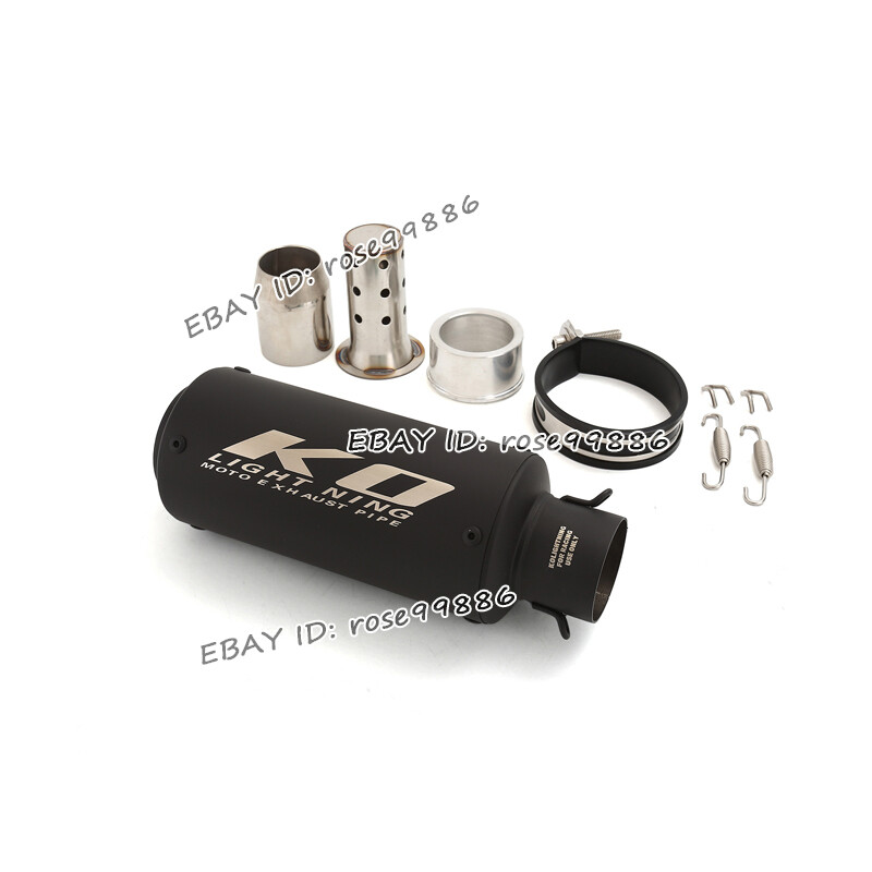 Universal Motorcycle 240mm 300mm Exhaust Muffler Stainless Steel Motorcycle Slip
