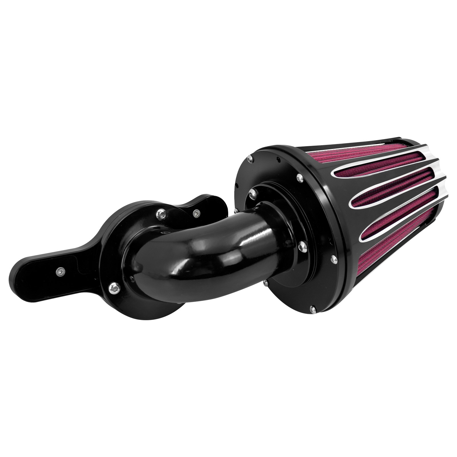 Cone Black Air Filter Red Intake For Harley Softail 2018-2025 Touring 2017-2025