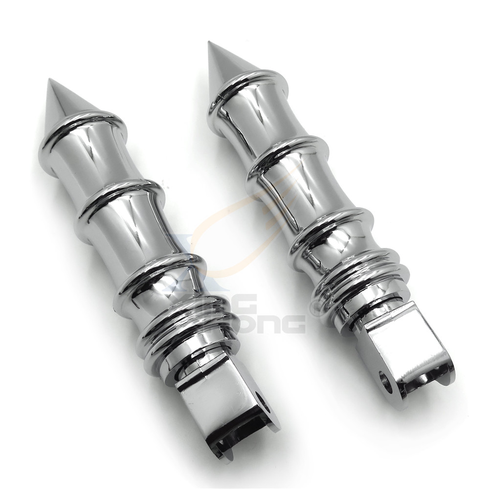 Spike Bamboo Footpegs for Honda Stateline Shadow VLX VTX1300C VTX1800C VTX1800F