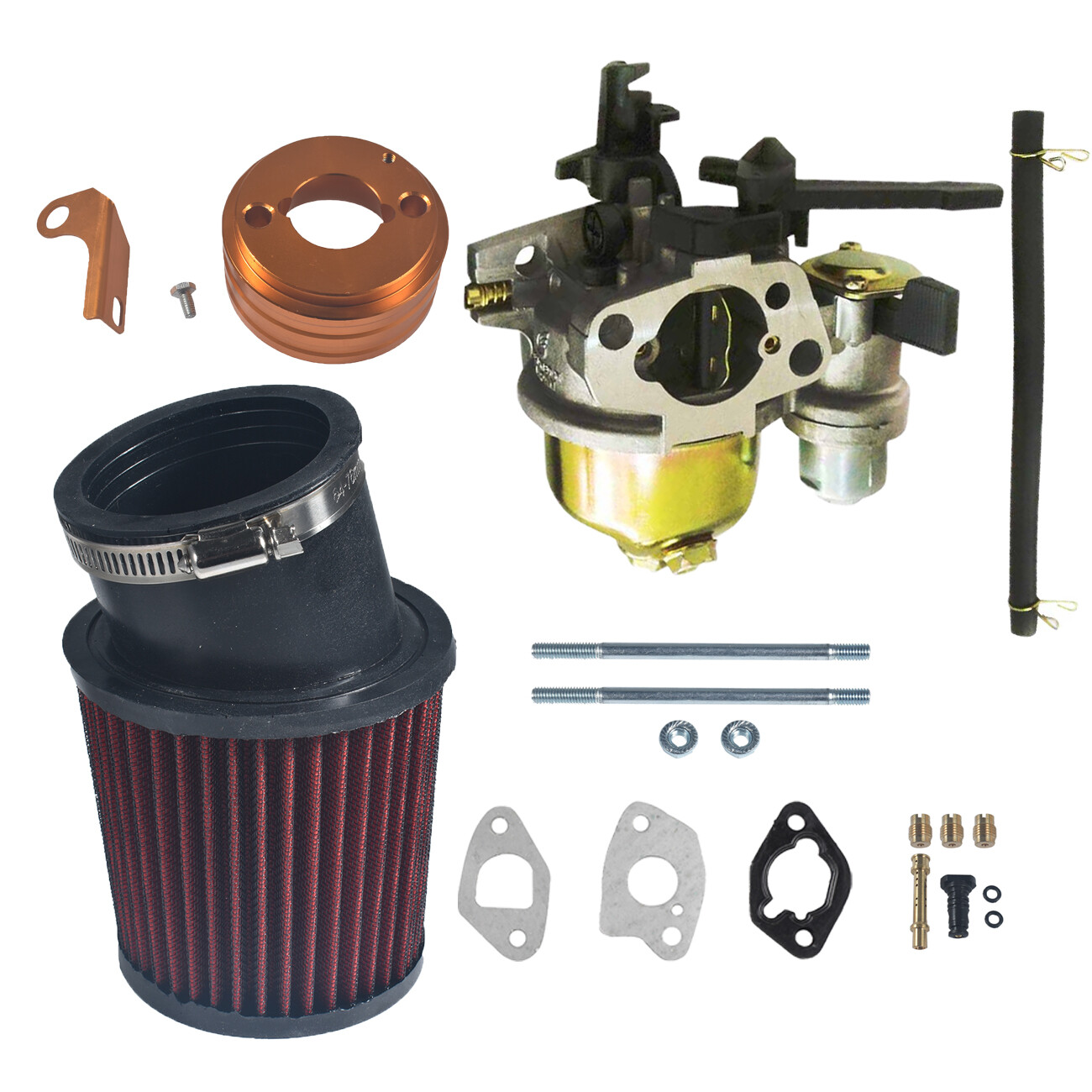 CARBURETOR & Filter KIT For PREDATOR 212cc .670 Race Printed KART Mini Bike