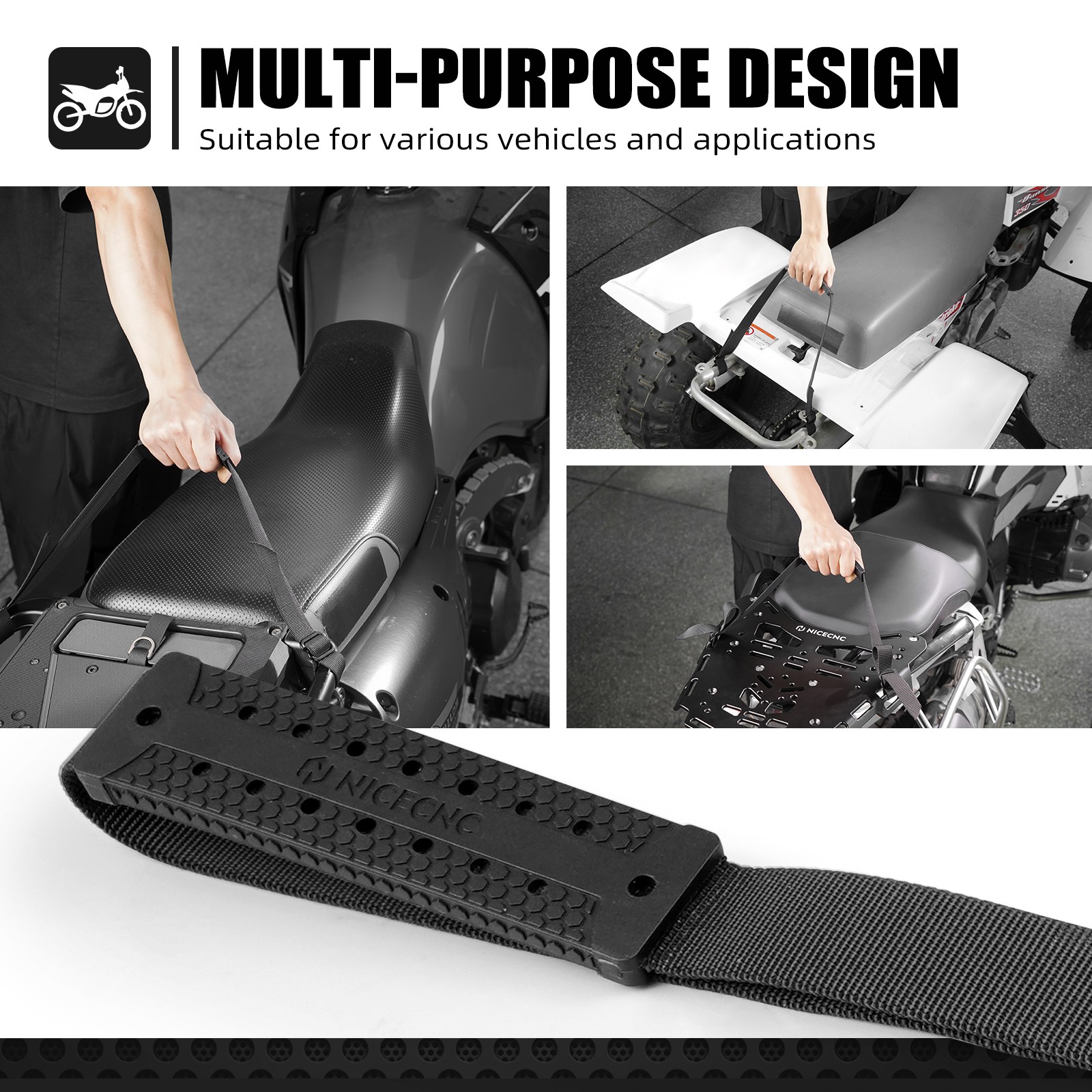 NICECNC Nylon Lift Strap For KTM 125 250 350-530 SX SXF XC F EXC EXCF XCW XCF-W