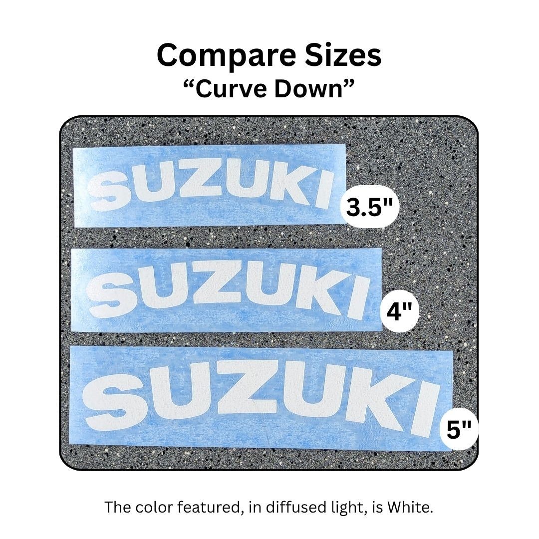 Suzuki GLOSS WHITE decals 750 stickers 600 gsxr 1000 sv 650 250 gsx f 8r moto gp
