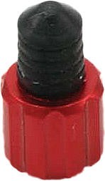DRC Hard Ware Air Valve Caps with Valve Wrench Red