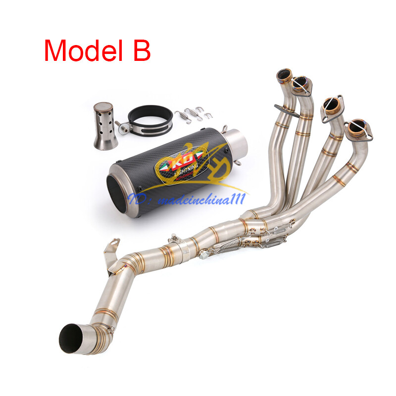 For Kawasaki Z900 2017-2025 Complete System Exhaust Header Pipe Slip on Mufflers