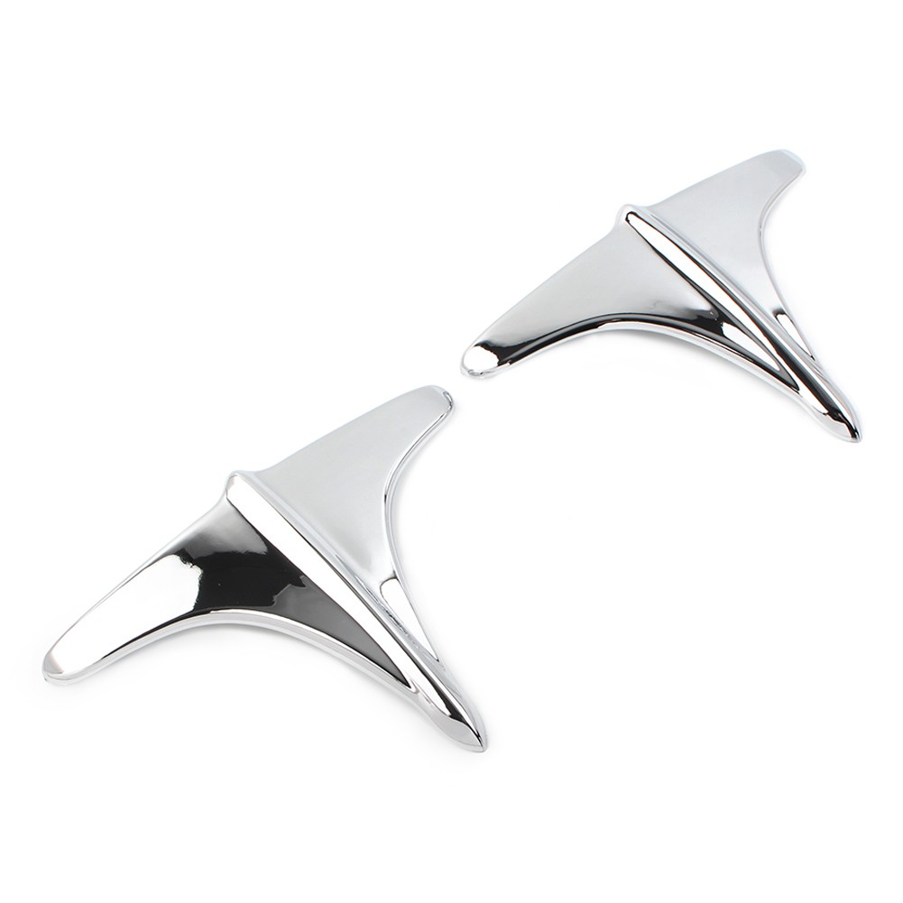 Chrome Rear Fender Accents Leading Front Edge Trim For Harley Touring 2009-2017