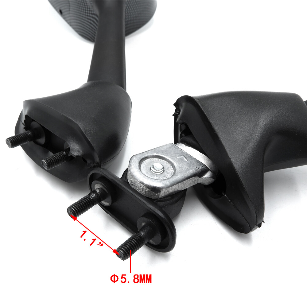 OEM Replacement Racing Mirrors For Yamaha YZF R1 2007 2008 YZF R6 2006 Carbon
