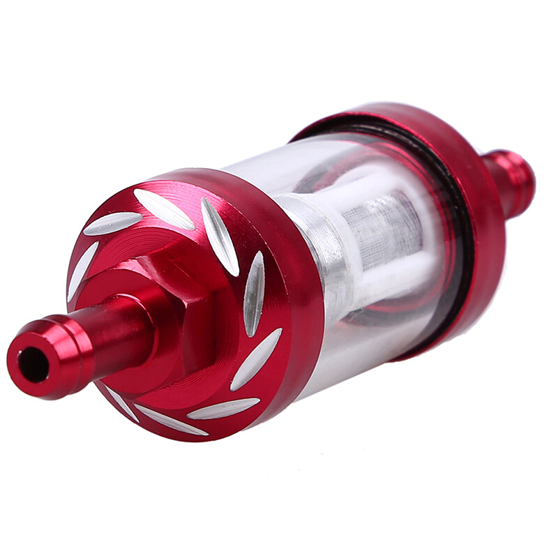 Motorcycle Inline Gas Fuel Filter Reusable 5/16″ 8mm Universal For Yamaha
