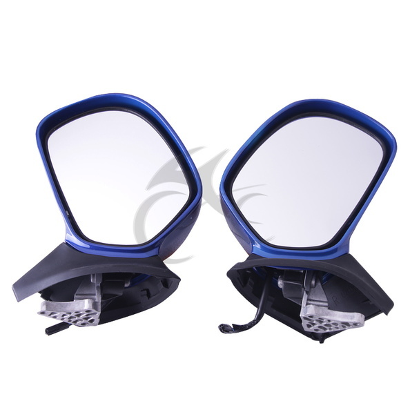 Blue Left Right Side Rear View Mirror Signal Fit For Honda Goldwing GL1800 01-17