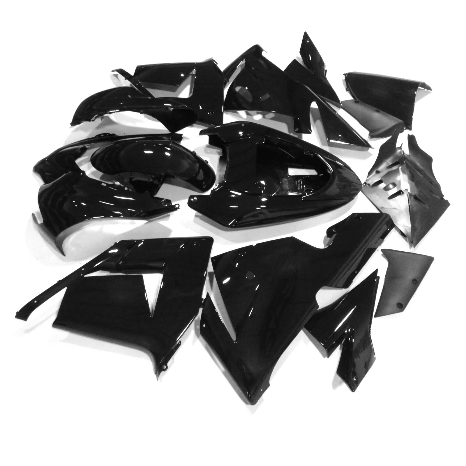 Glossy Black Painted Fairing Kit For Kawasaki Ninja ZX10R 2004 2005 ZX1000 Body