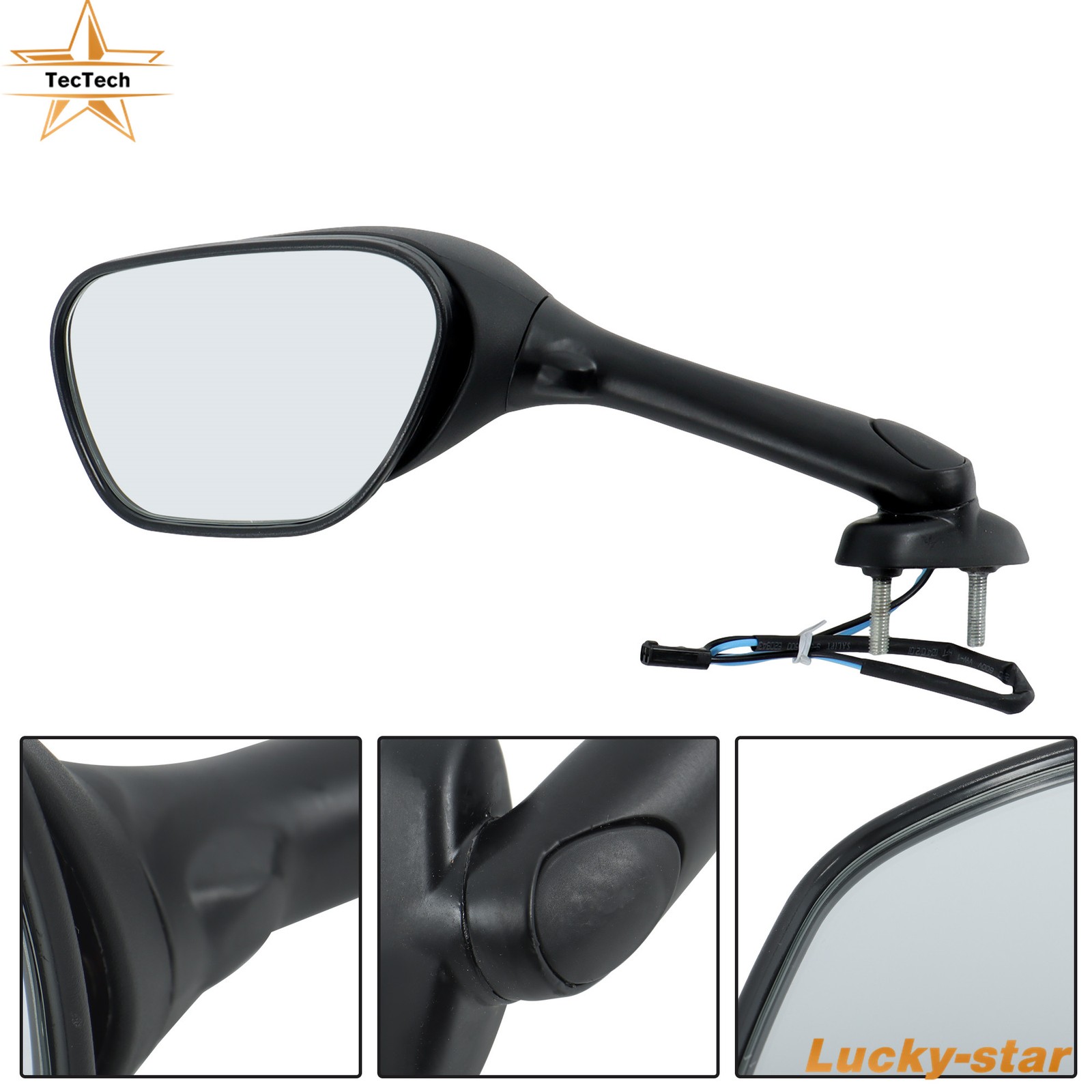 Mirrors Smoke Turn Signals Black For Suzuki GSXR750/600/1000 2006 2007 2008-2015