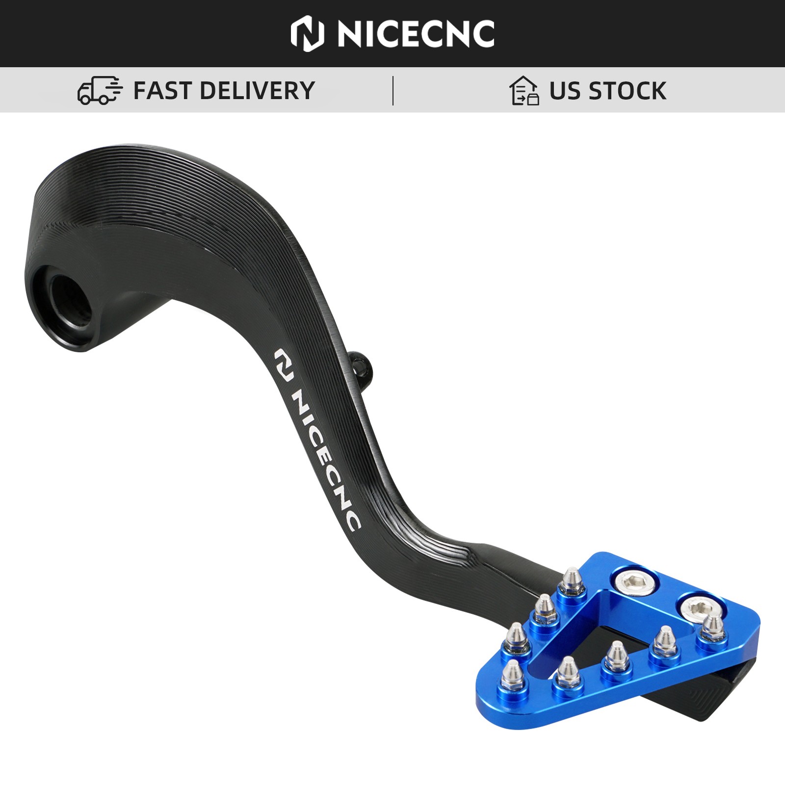 NICECNC Forged Rear Brake Pedal Lever For Yamaha YZ 125 YZ 250 YZ250X 2005-2023