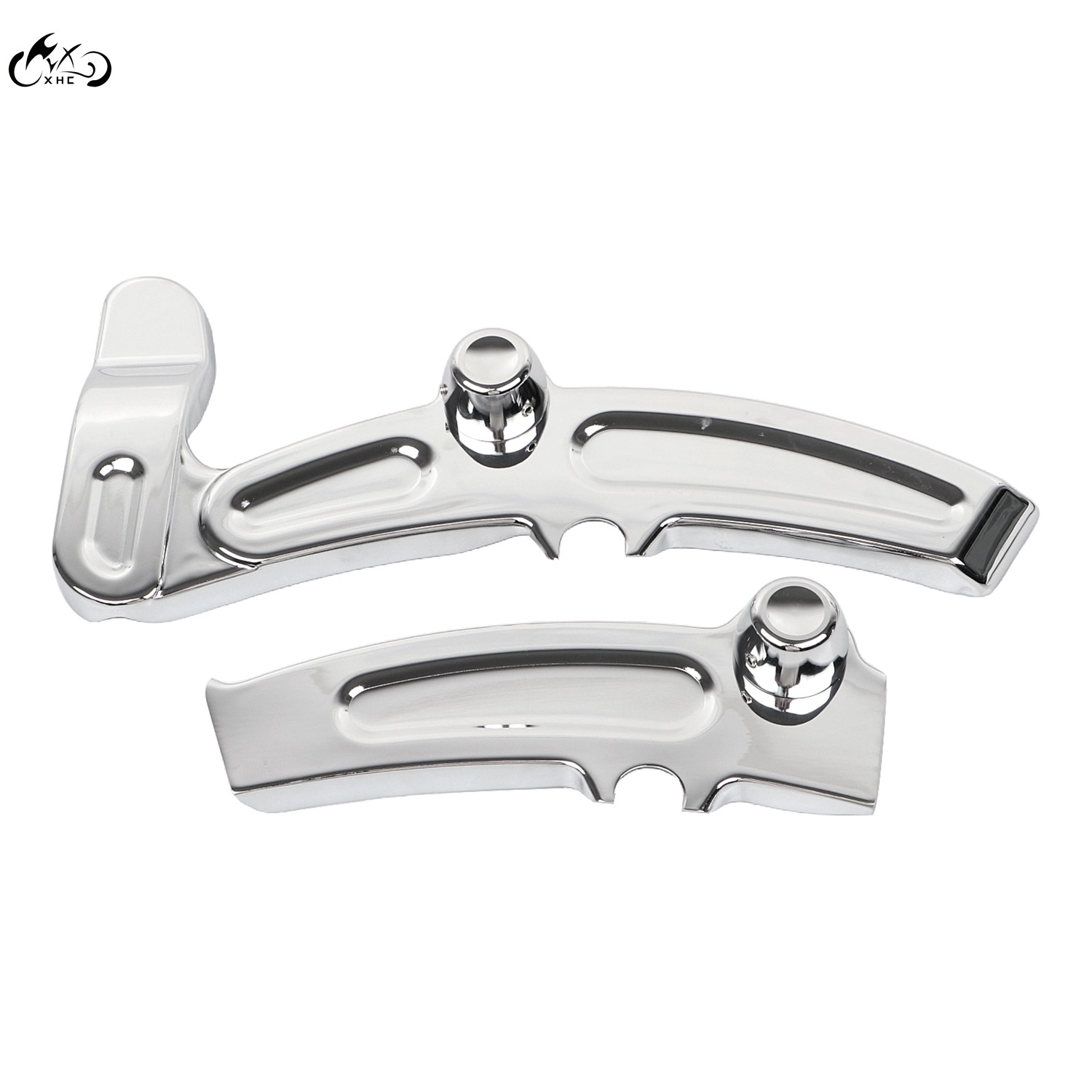 Chrome Boomerang Frame Cover For Harley Heritage Softail Classic FLSTC 2008-2017