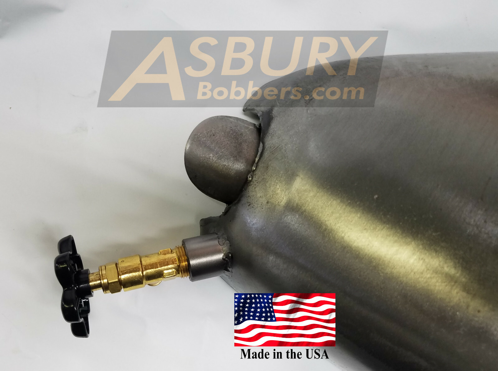 Faucet Petcock 3/8″ NPT with Bung and Black Handle Chopper Bobber Harley