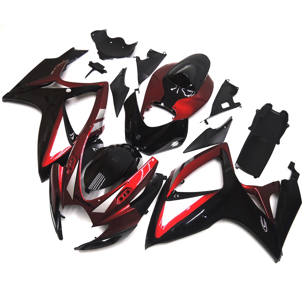 Full Bodywork Fairings For Suzuki GSXR600 GSXR750 K6 2006 2007 ABS Fairing Red