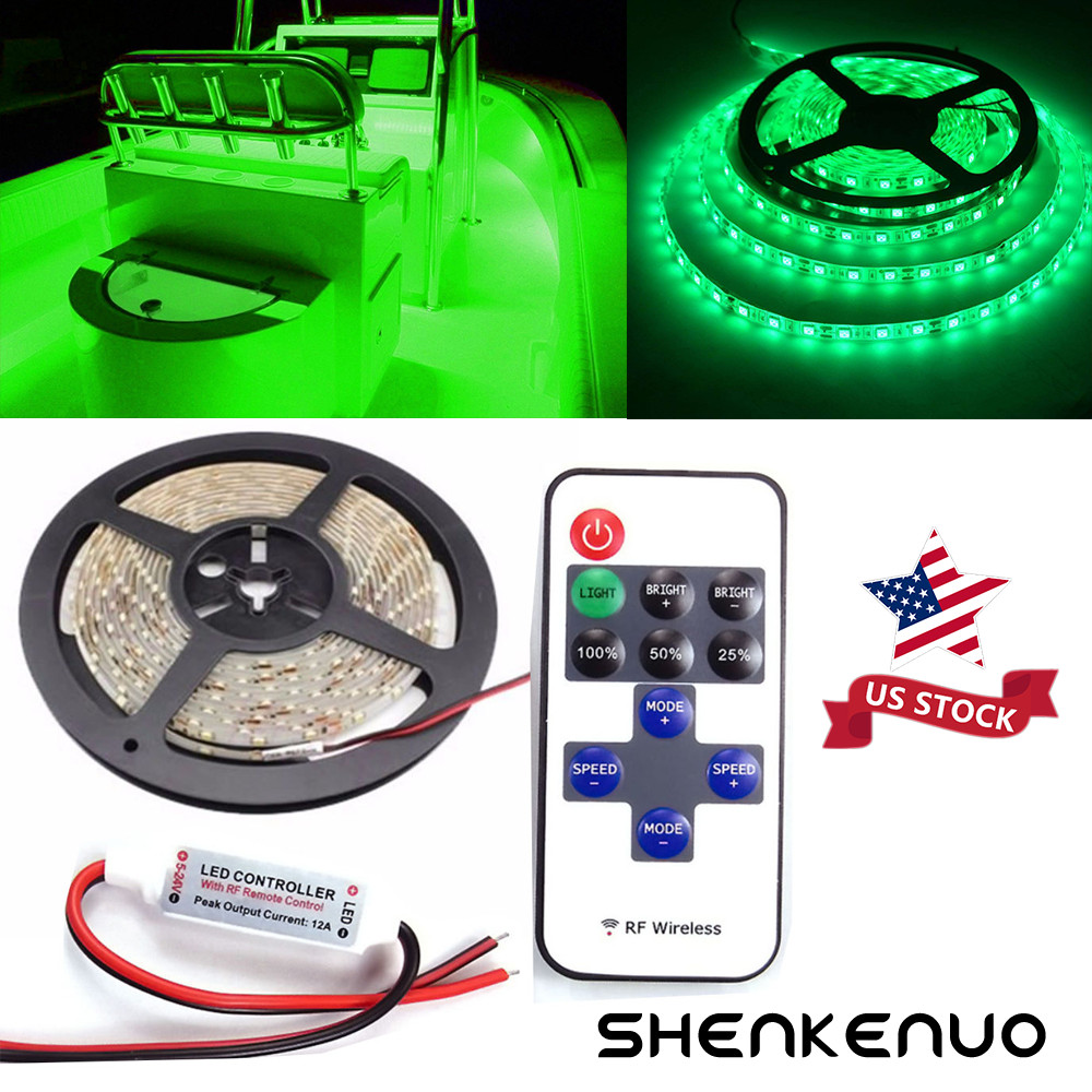 Green LED Auto Car Interior Accessories Decor Atmosphere Wire Strip Light Lamp