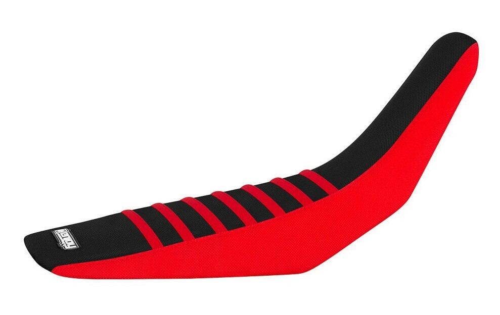 2013 – 2019 HONDA CRF 250 L SEAT COVER by Enjoy MFG RED & BLACK w/ RED RIBS #109