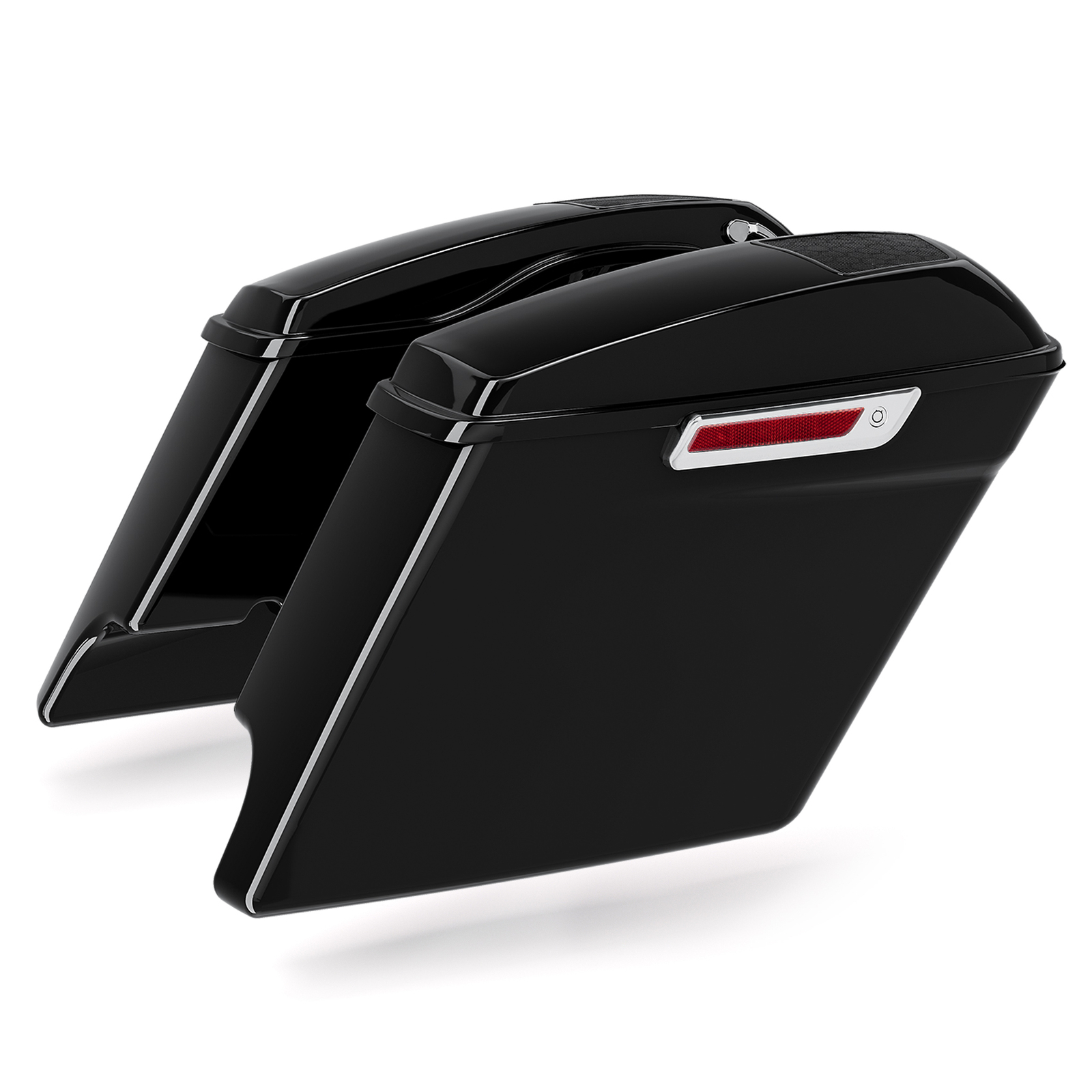 5″ Stretched Hard Saddlebags 6 x 9″ Speaker Cutout Fit For Harley Touring 93-13