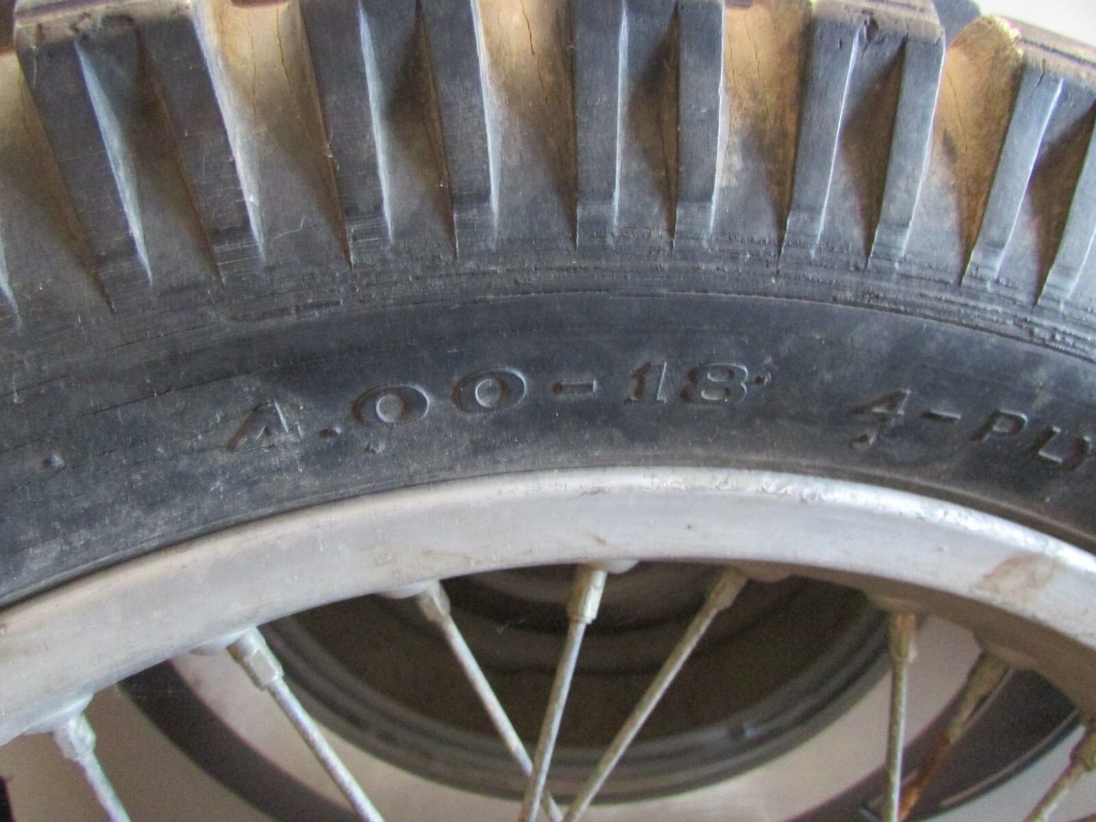 1974 Honda CR125 MT125 Elsinore Rear Wheel Rim 1975 1976 Complete