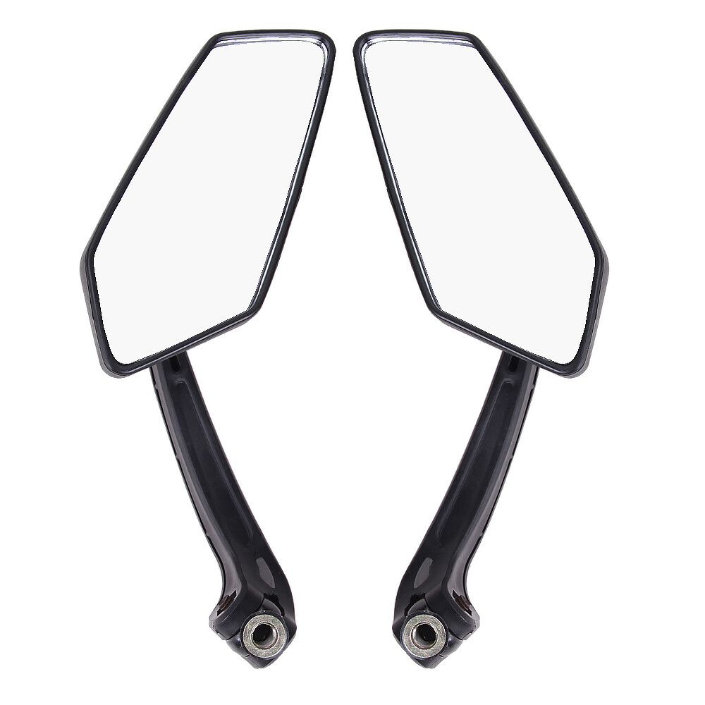 Universal Black 8/10mm Motorcycle Scooter Mirrors Pair