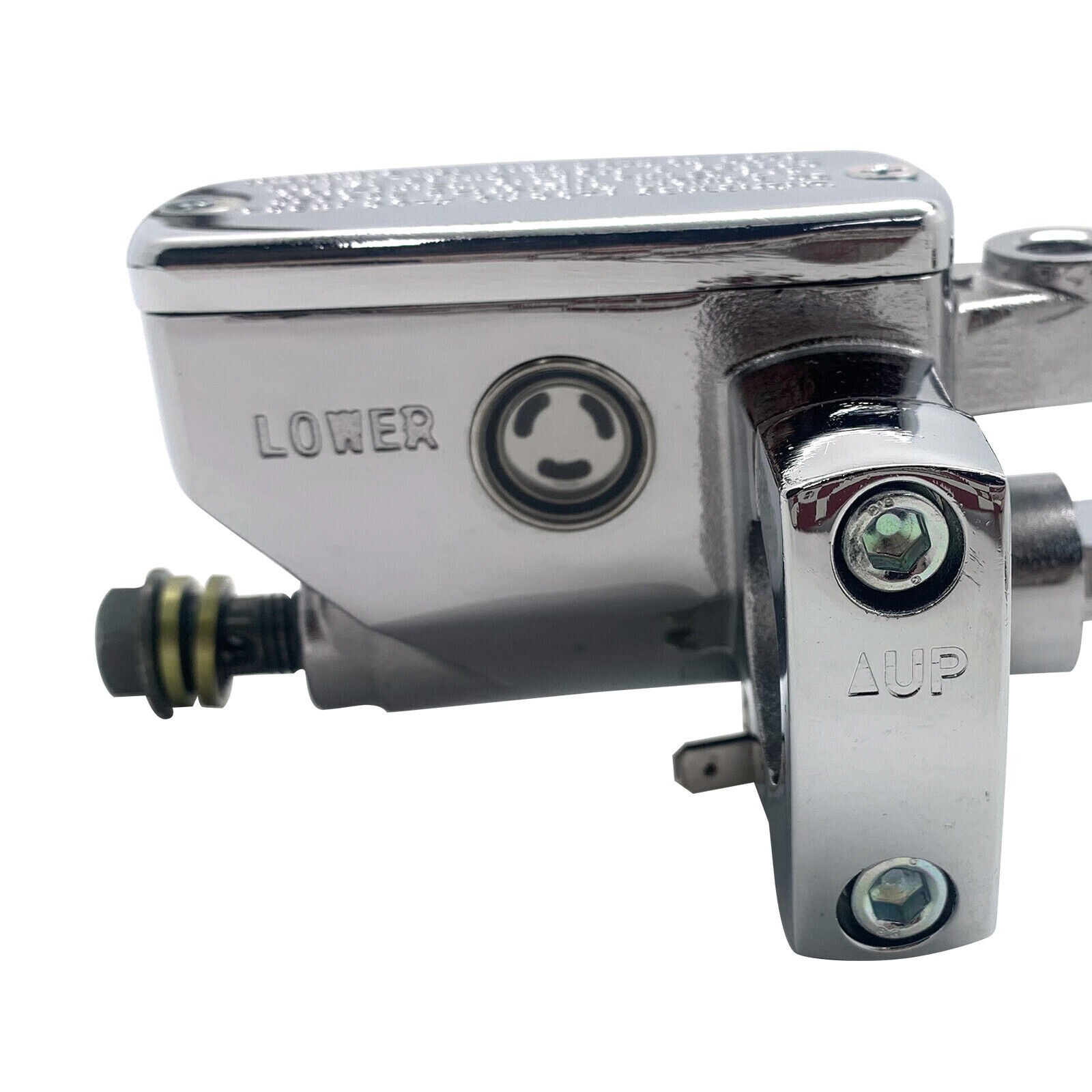Fit Harley 1″(25mm) Motorcycle Chrome Hydraulic Brake Master Cylinder Levers