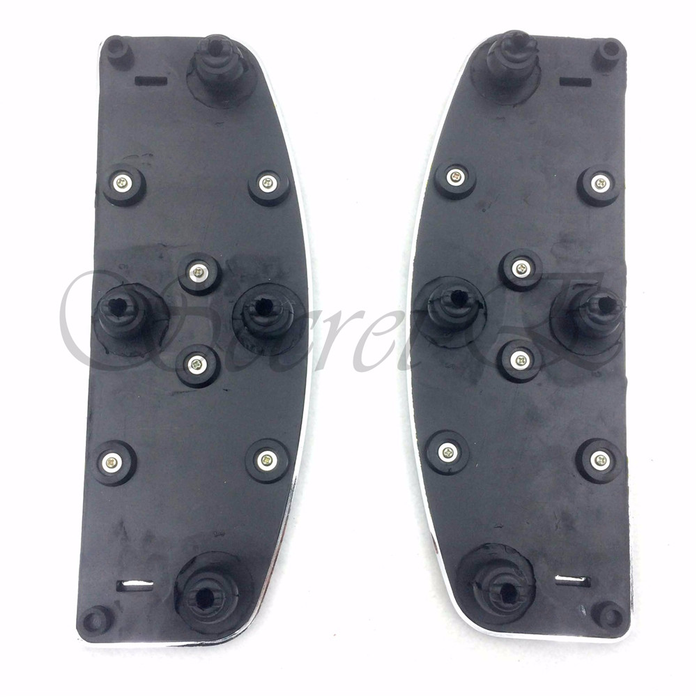 Skull Rider Footboard Insert Kit- Traditional D For 87-15 TOURING/ 86-15 SOFTAIL