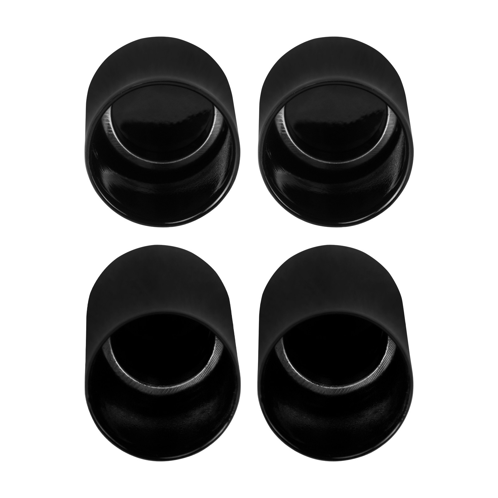 Black Docking Hardware Magnet Covers For Harley Touring Road King Glide 09-2025