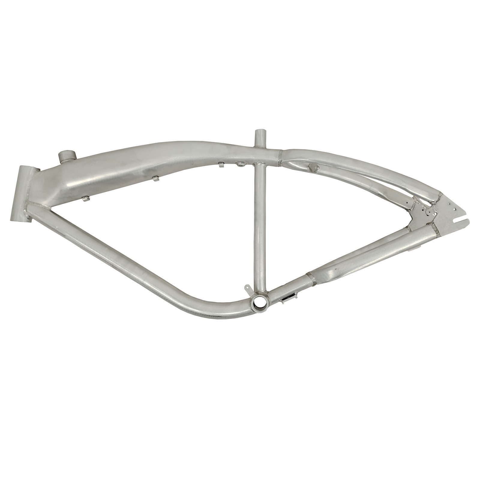 Brushed Alum Gas Frame 3.4L, 135mm Dropout Gas Tank Built-in w/36T Wide Crank