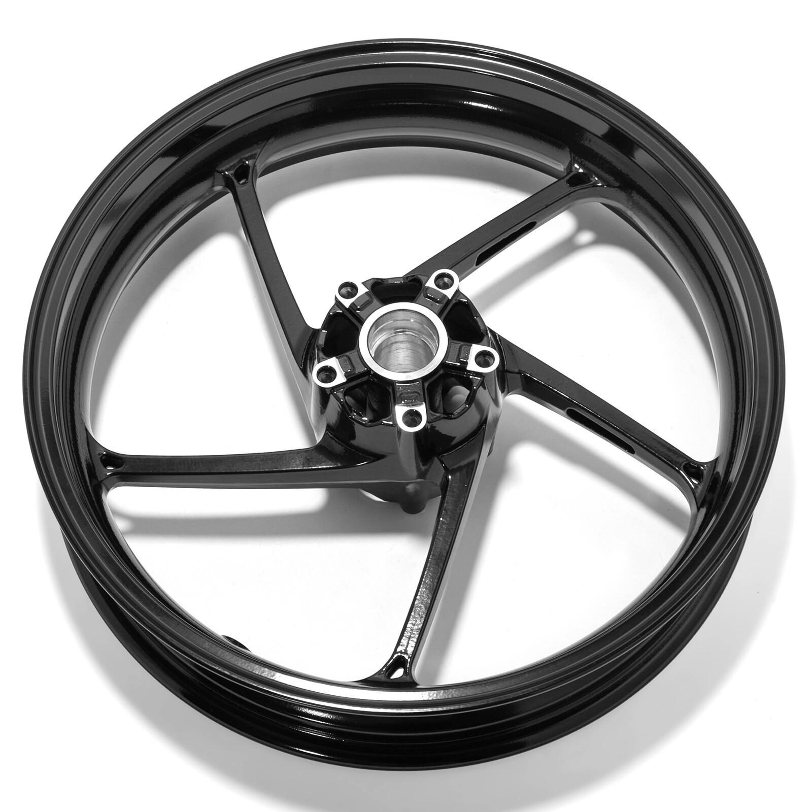 17×3.5 Front Wheel Gloss Black for Triumph Street Triple 660 675 765 R/RS 13-20