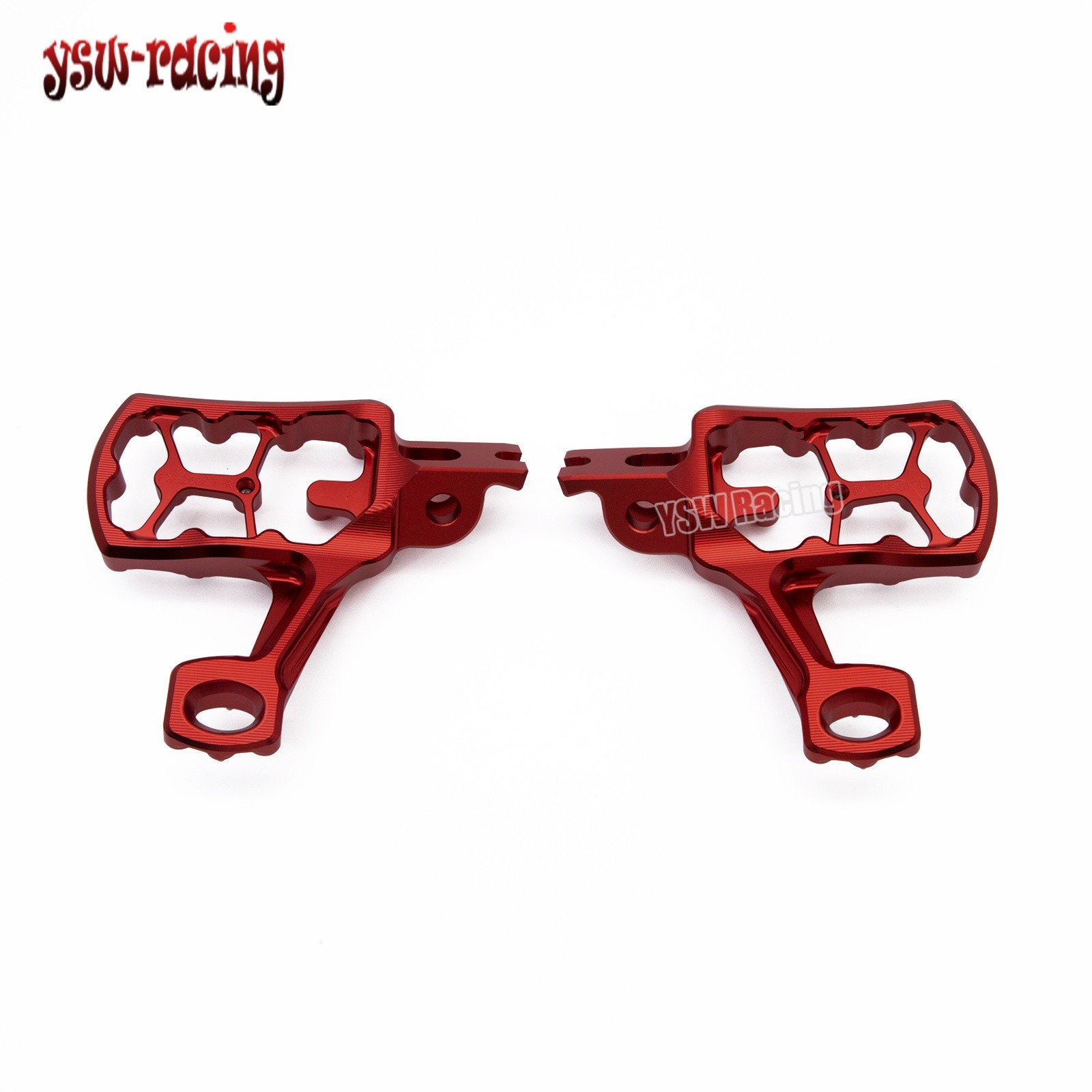 For Honda CRF250RX CRF450RX 2017-2022 Extended Footpeg Footrest CNC Aluminum Red