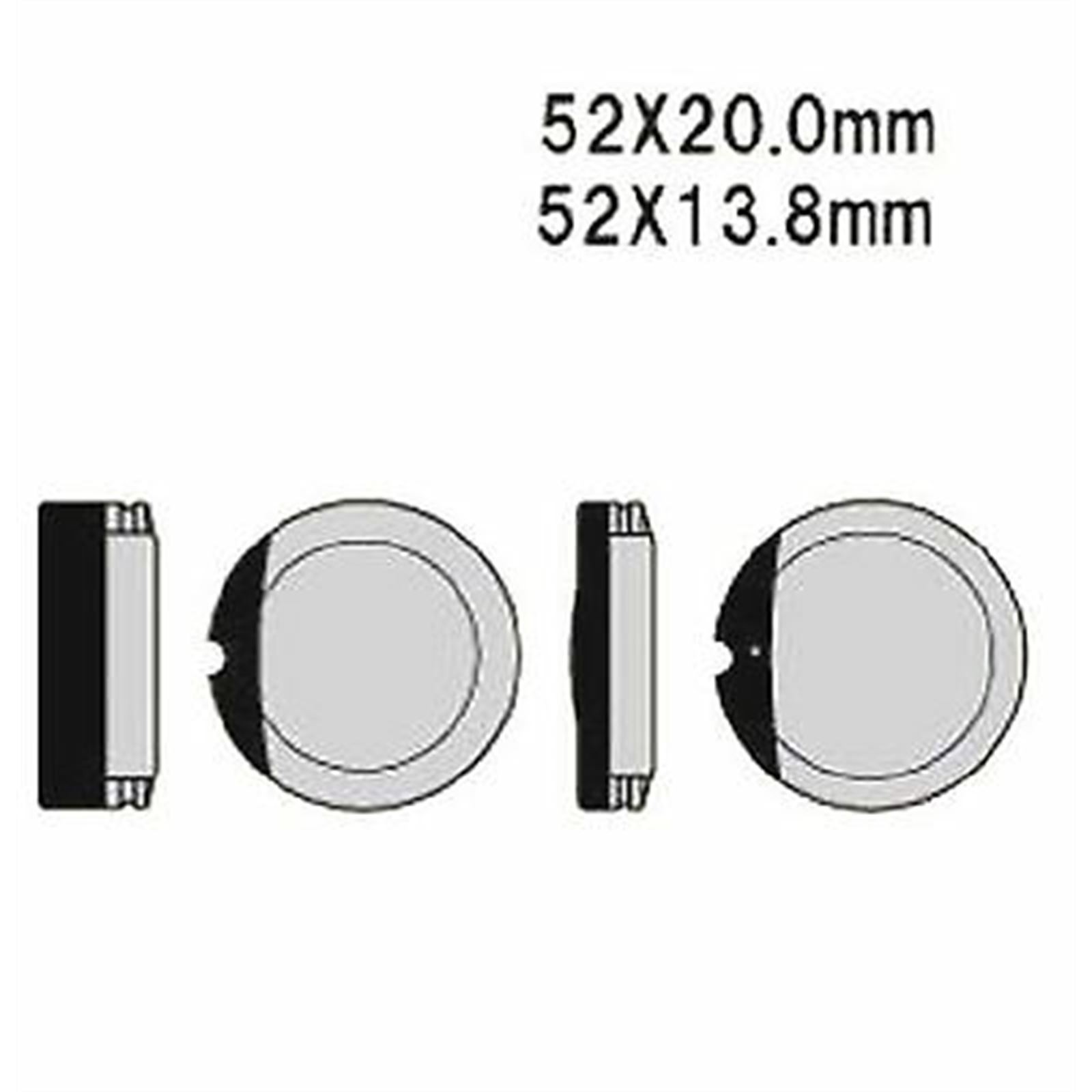 2FastMoto High Performance Front Disc Brake Pads FA13V for Honda 45102-393-700