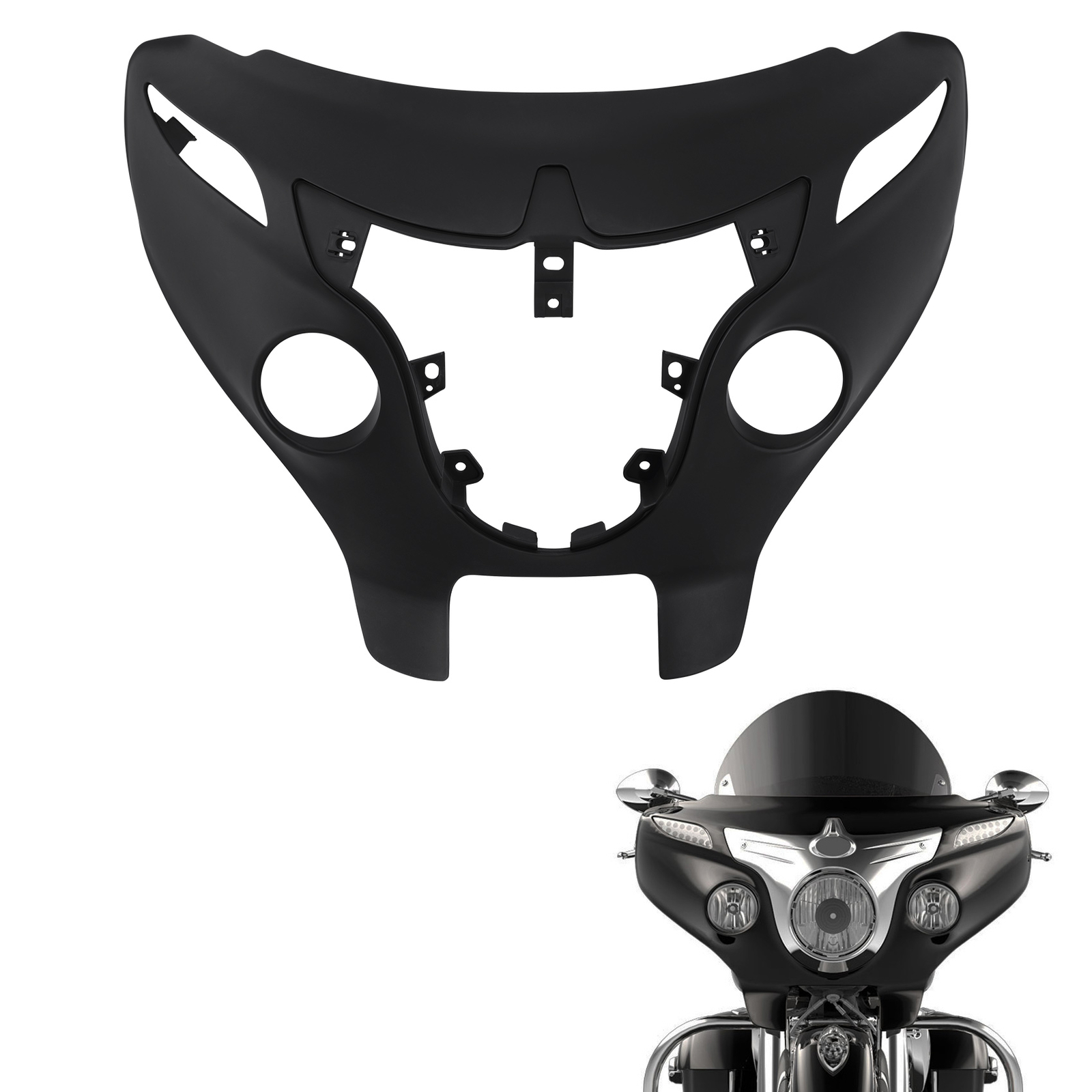 Matt Black Outer Shell Fairings For Indian Chieftain Dark Horse 16- 18 Limited