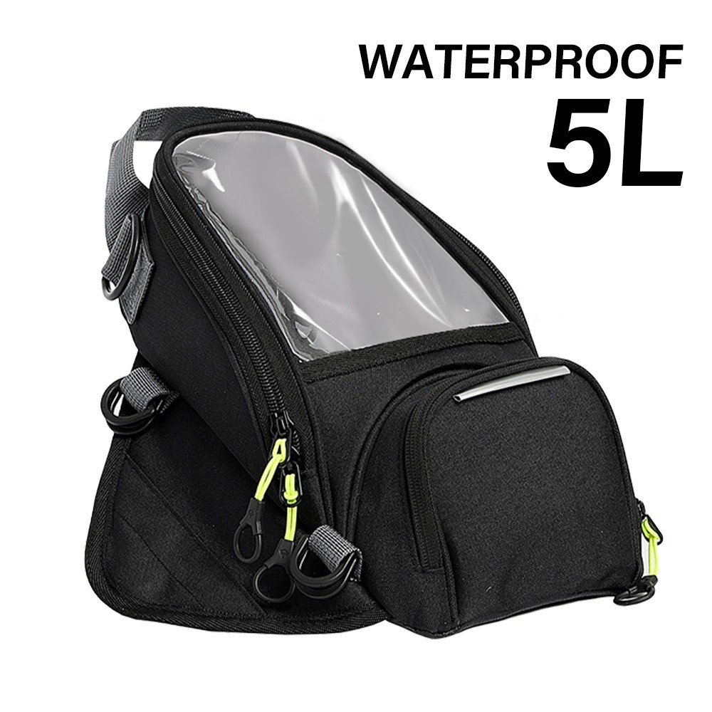 Magnetic Motorcycle Tank Bag Waterproof Motorbike Phone Holder Fuel Saddlebags