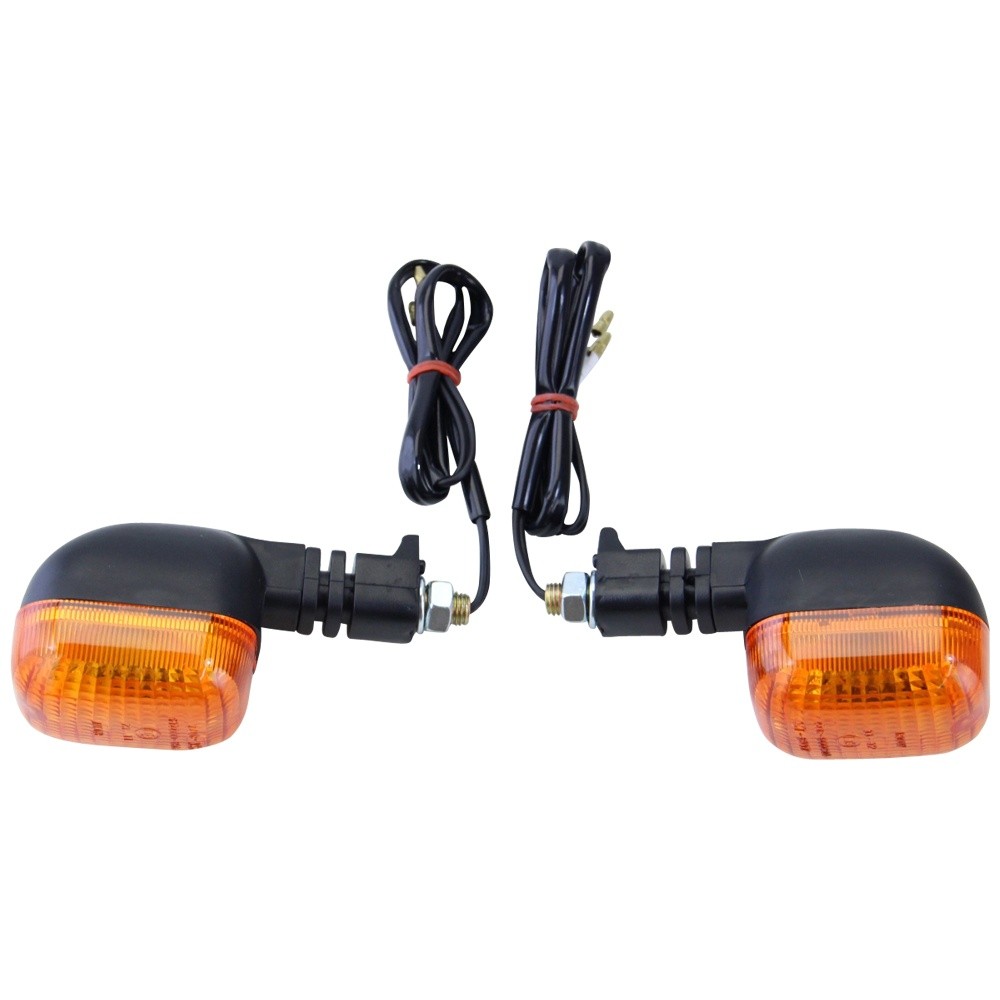 Motorcycle Indicators M10 E Number (Glass Orange) Front / Rear Universal