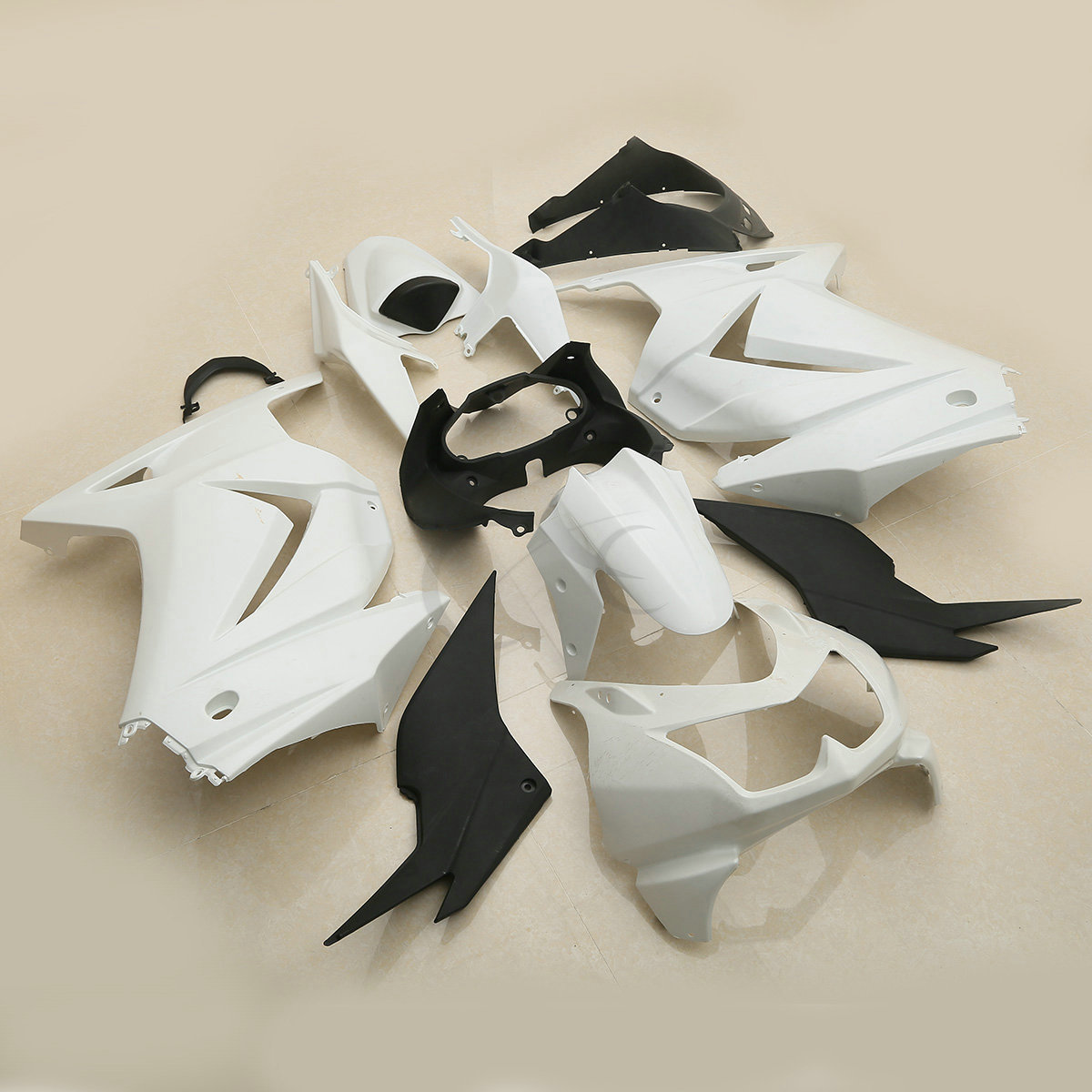 Unpainted ABS Fairing Bodywork Kit Fit For Kawasaki Ninja 250R EX250 08-12 11 10