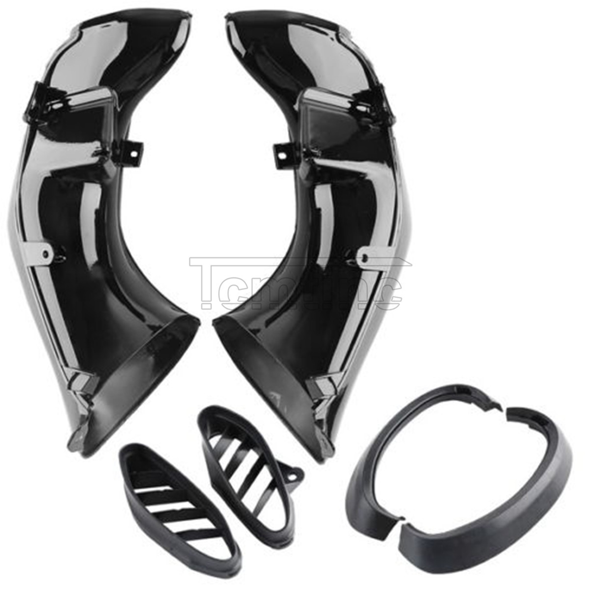 Left Right Ram Air Intake Tube Duct Pipe Fit For Yamaha YZF-R1 YZF R1 2004-2006