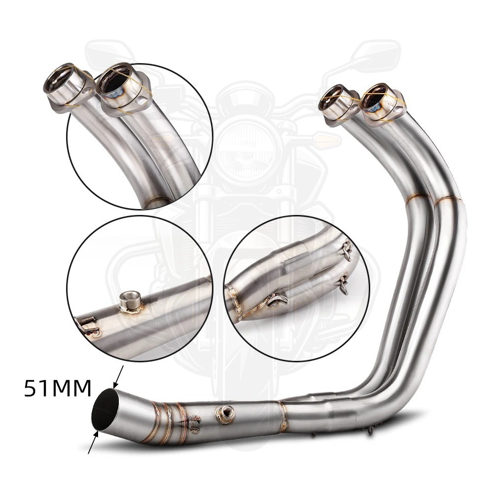 For Yamaha YZF R7 YZFR7 2021-2025 Complete Exhaust System Header Pipe Muffler