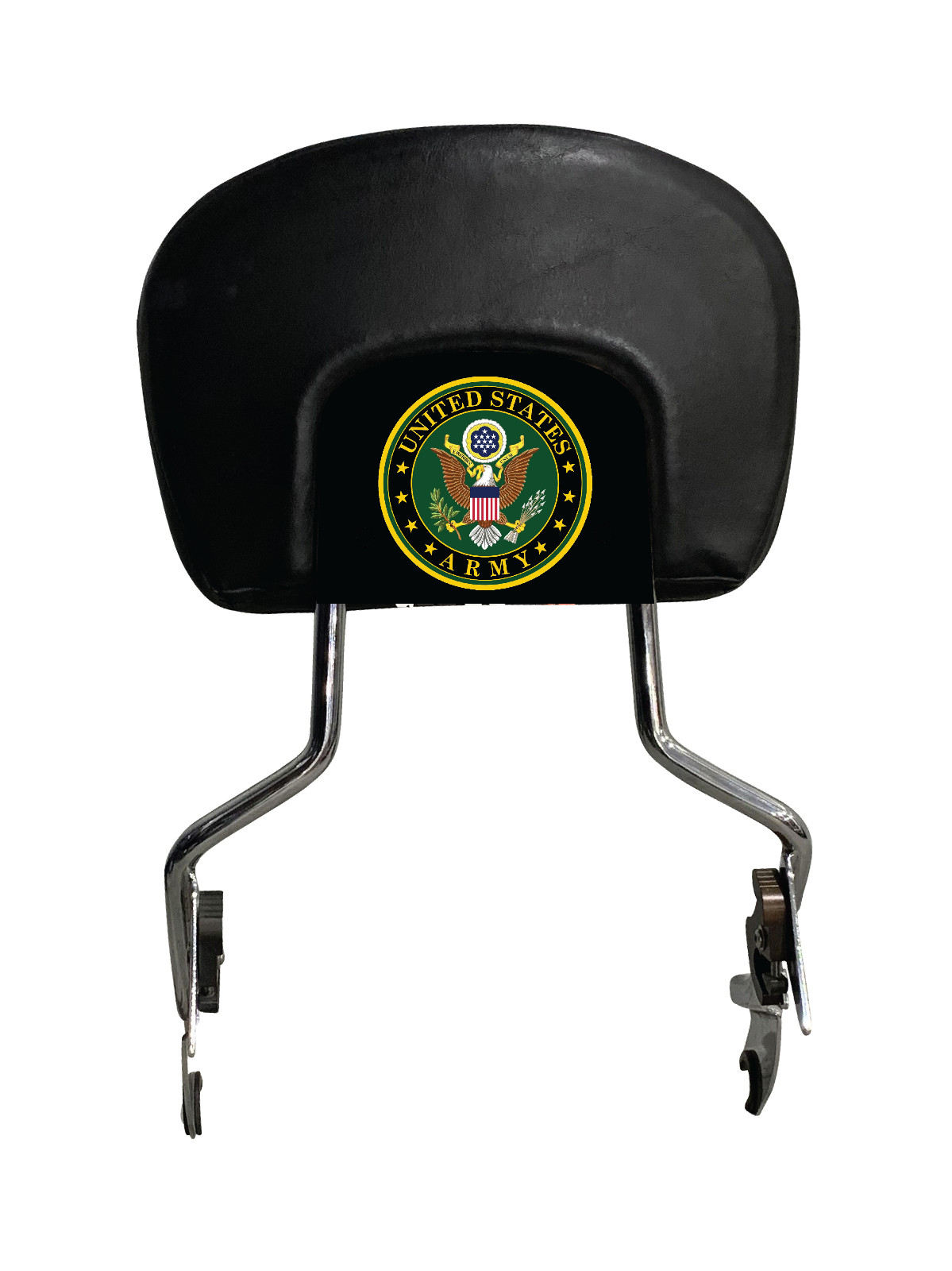 United States Army Backrest Mount Plate for Harley Davidson Touring Bikes