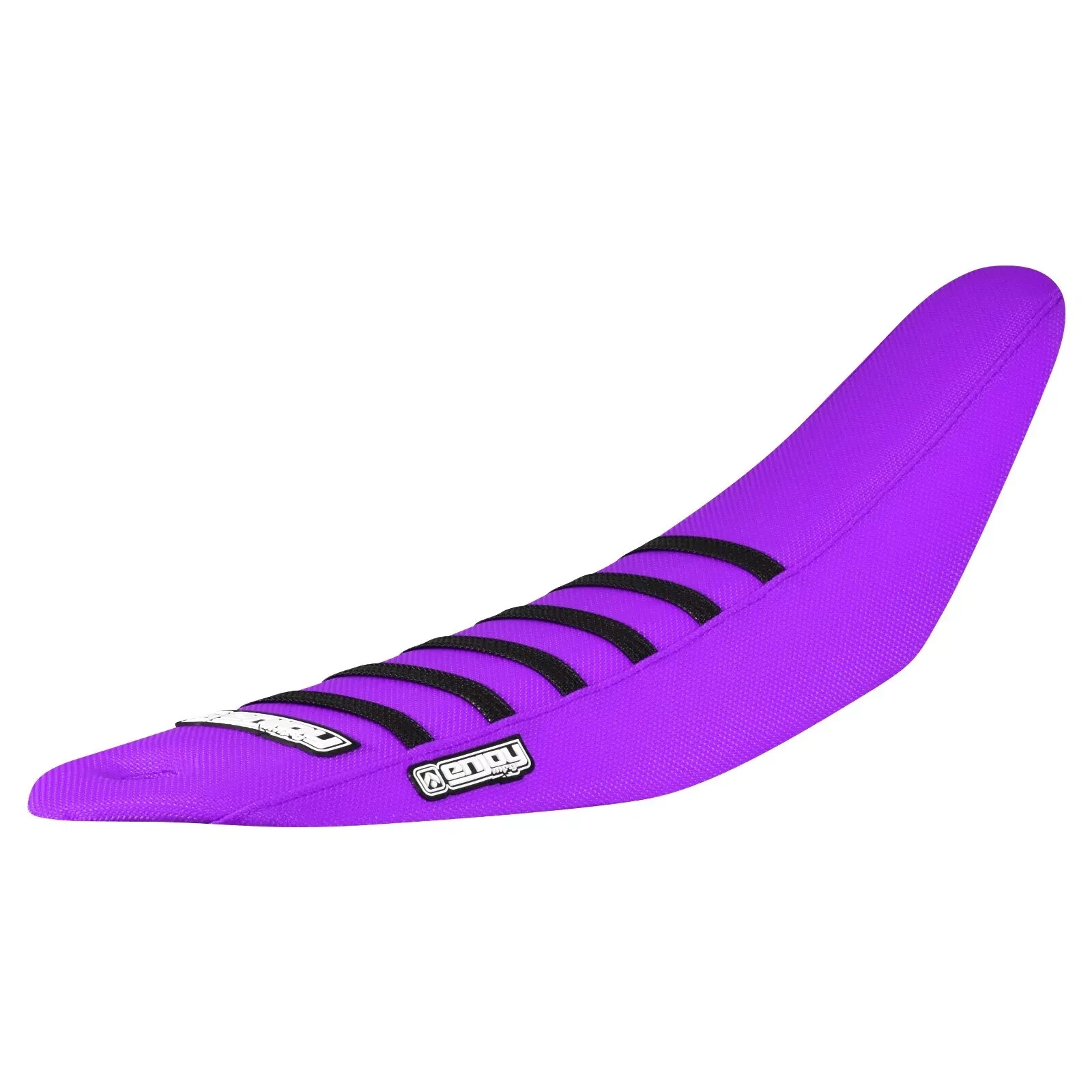 2022-2025 Yamaha YZ 125/250 Seat Cover By Enjoy MFG ALL PURPLE / BLACK RIBS #311