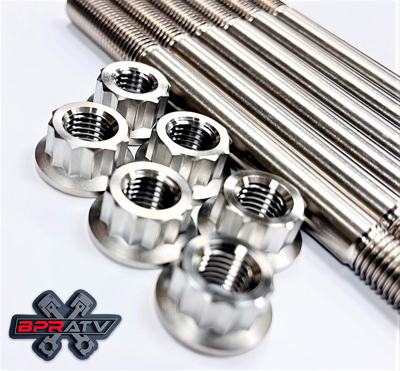 02-24 Honda CRF450R CRF 450R Titanium Head Exhaust Studs Nuts Bolt Gasket Kit