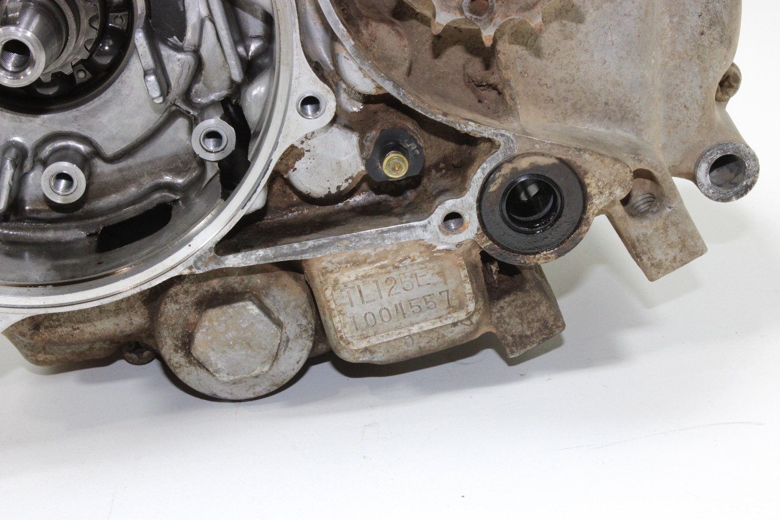 74 Honda TL125 Trails TL 125 Engine Motor Bottom End Crank Cases Transmission E9
