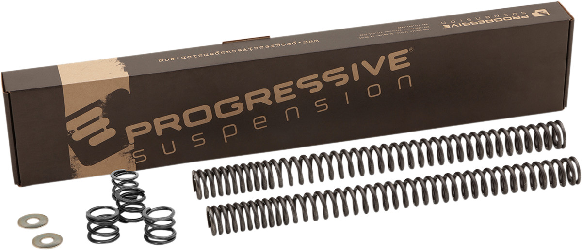 Progressive 49mm Front Fork Spring Kit for 14-19 Harley FLHX FLTRX FLHXS FLHTCU