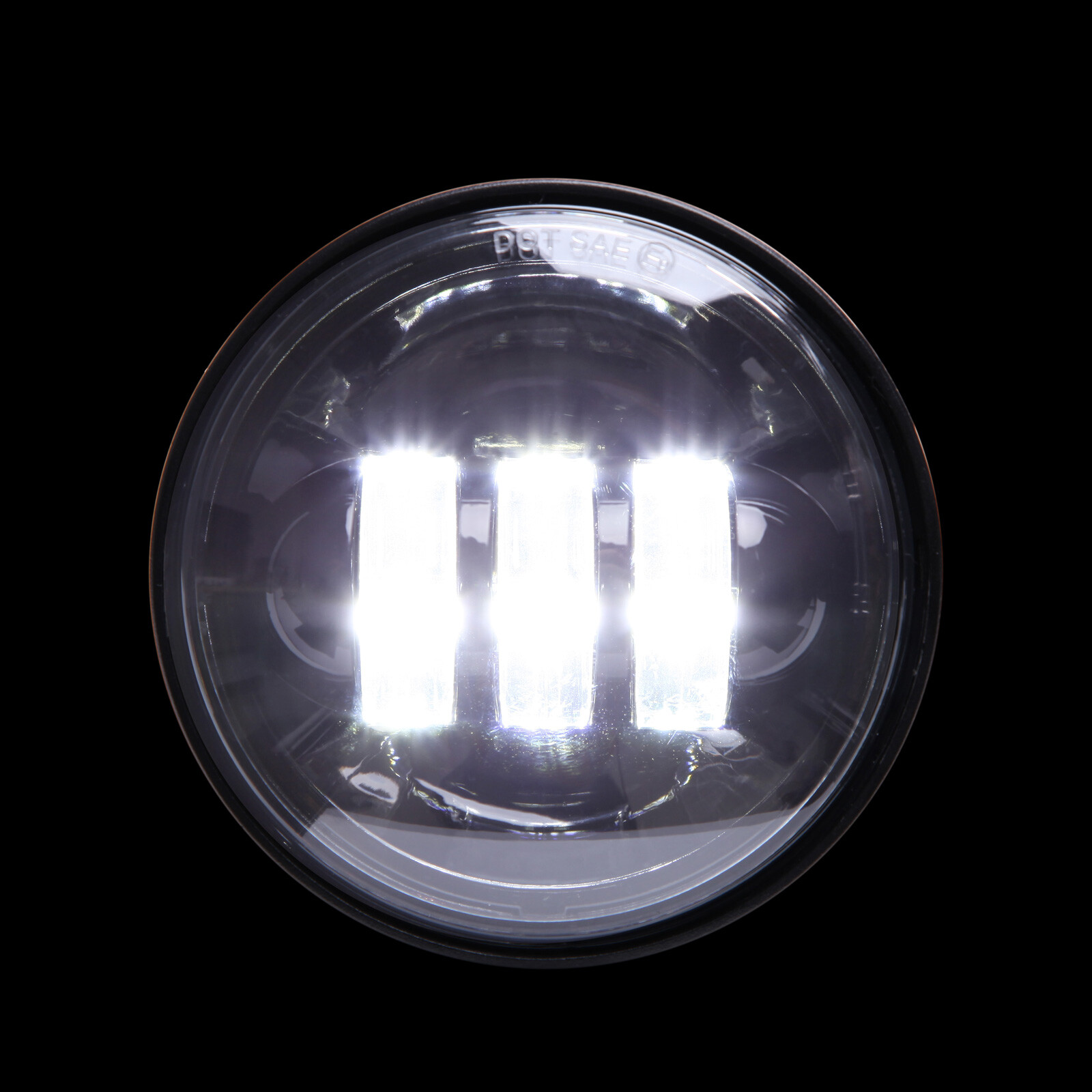 Pair Black 4.5″ Inch LED Passing Lamp Spot Fog Lights For Victory Cross Country