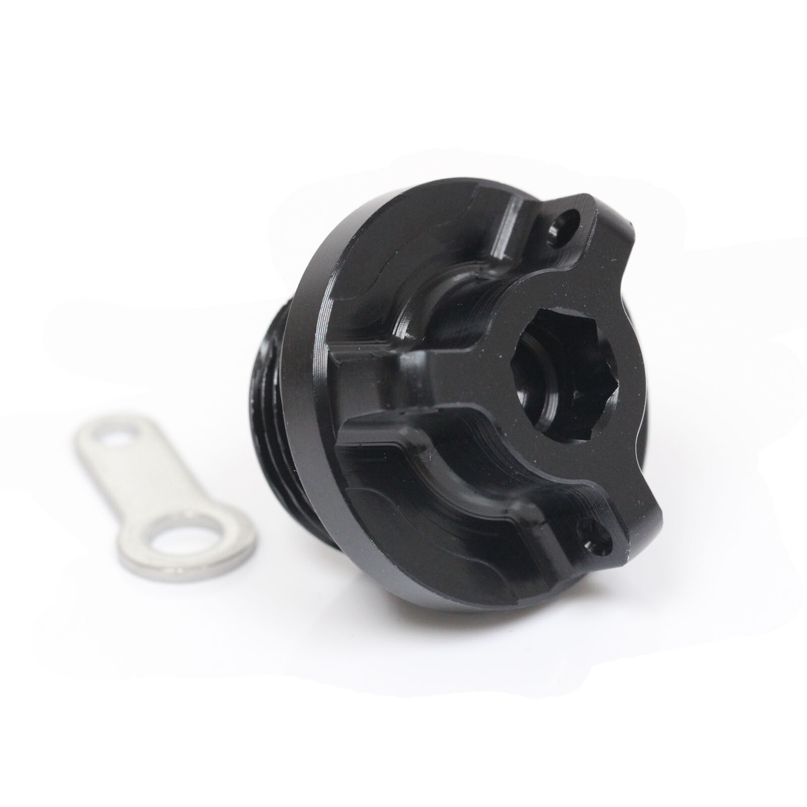Black CNC Racing Oil Filler Cap For Honda CMX 300 500 Rebel 17 18 19 20 21 22 23